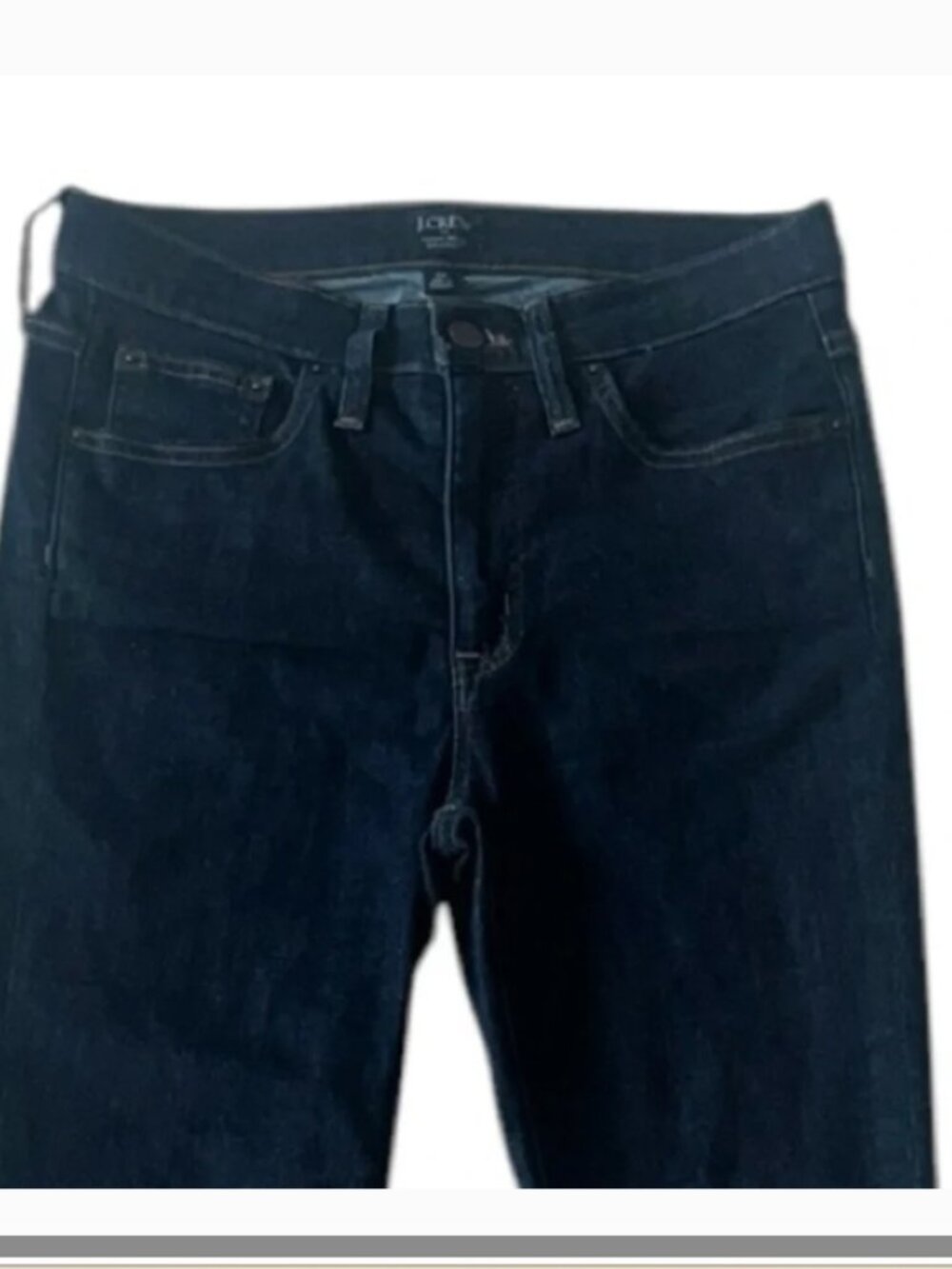J. Crew Dark Wash High Rise Skinny Size 28 - Picture 3 of 7